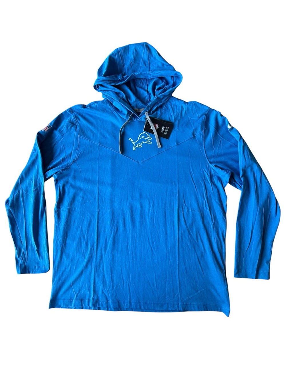 Detroit Lions Nike On Field Lightweight Hoodie, XL NFL